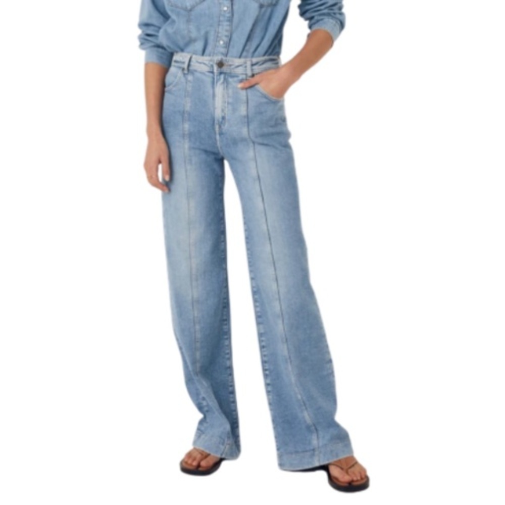 Spell x Outland Denim Wide Leg Flare High Waisted Jeans - Size L (30-31)